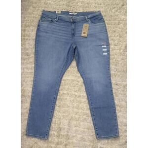 Levi's 711 classic light wash Skinny jeans Size 22W